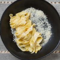 4 Cheese Pasta · Parmesan, pecorino Romano, fontina and gorgonzola cheese in a cream sauce. Suggested noodle:...
