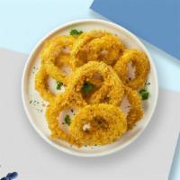 Secret Of The Golden Ring (Onion Rings) · (Vegetarian) Sliced onions dipped in a light batter and fried until crispy and golden brown.
