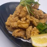 Chicken Karaage · Deep Fried Marinated Chicken with Spicy BBQ Sauce