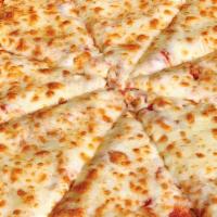 Lg Press Cheese ^ · One sauce and mozzarella cheese. Our Latest Edition Large (14 inch) pizzas  with a thicker c...