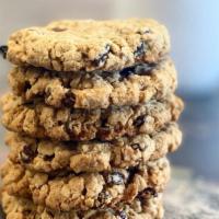 Oatmeal Raisin Cookie · House-made oatmeal raising cookie dough