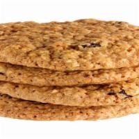 Oatmeal Raisin Cookie · Fresh baked oatmeal raisin cookies