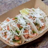 Lobster Tacos · Shredded Lobster with chipotle aioli, pico de gallo, and shredded lettuce. 3 per order serve...