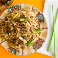 Beef Chow Fun · Rice noodle, beef.