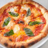 Margherita Pizza · Most popular. Mozzarella, tomato sauce, basil, olive oil, and sea salt.