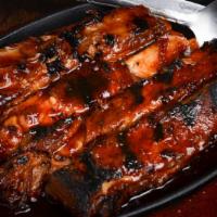 Bbq Rib · BBQ pork ribs with BBQ sauce.