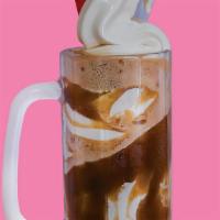 Root Bear Float · Served in a frosty 16 oz. mug with vanilla ice cream and root beer.