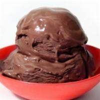 Dark Chocolate Pint · Rich dark chocolate ice cream.  Contains milk and eggs.