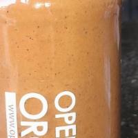 Super Herb Smoothie · Banana, hemp seeds, chia seeds, pink salt, dates, maca, goji berries, cacao powder, cacao ni...