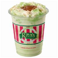 Caramel Apple Pie Blendini® · Vanilla Custard blended with Green Apple Italian Ice & NILLA® Wafers, stuffed with Hot Caram...