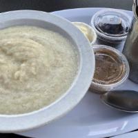 Cream Of Wheat · Served with butter, raisins, brown sugar and milk.