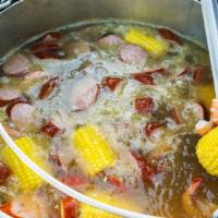 Nola Boil (Only Description ) · a Louisiana Cajun tradition!
Seasoned boil w/ fresh spices.