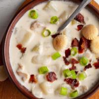 Clam Chowder · The ultimate comfort food with tender clams & creamy potatoes.16 oz