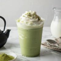 Creamy Matcha · Matcha green tea, vanilla ice cream, condensed milk, milk, matcha green tea powder, whipped ...