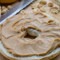 Peanut Butter Bagel · Freshly toasted bagel of your choice with classic creamy peanut butter.