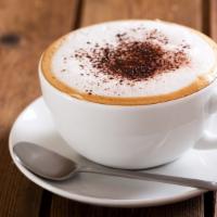 Cappuccino · Perfectly prepared cappuccino with a balance of espresso, steamed milk and foam.