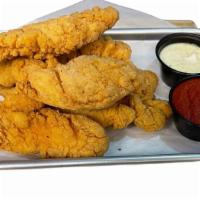 5 Pieces Chicken Tenders · Five jumbo chicken tenders.