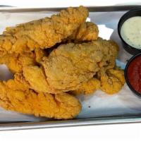 7 Pieces Chicken Tenders · Seven jumbo chicken tenders.