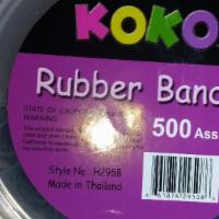Koko Rubber Bands 500 Black · 