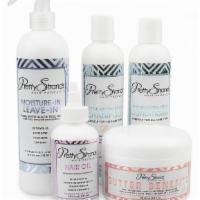 Pretty Strands Collection · Hydration Help Shampoo

Hydration Help Conditioner 

Moisture-In Leave-In Spray 

Hair and S...