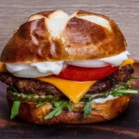 Classic · Beyond burger with choice of vegan American or provolone cheese, arugula, tomato, white onio...