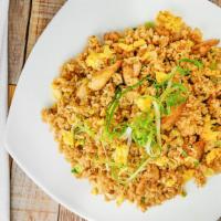 Chicken Fried Rice · Peruvian style Chinese inspired fried rice with chicken