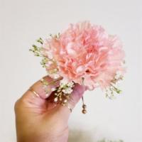 20 Pink Carnation & Baby'S Breath  Boutonnieres · Pink Carnation & Baby's Breath Boutonnieres. 
**Breast cancer awareness discount only  $15 e...