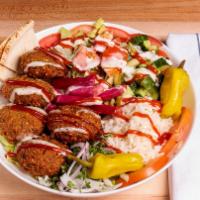 Build A Mediterranean Bowl Or Salad! · All bowls & salads come with a side of pita.
