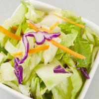 Green Salad Box  Small · Ice berg lettuce w/ tomatoes, cucumbers, red cabbage and your choice of Ranch, 1000, or Ital...