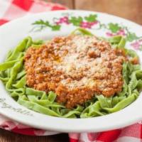 Fettuccine Verdi · Spinach pasta