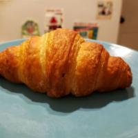 Vegan Croissant · Vegan croissant with chia seeds.