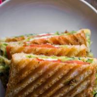 Southwest Avocado Toast · Seasoned strips of chicken, bell peppers, onions, cheese, cilantro, eggs (any style), mashed...