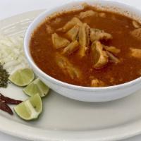 Menudo (Bowl) · Served only saturday and sunday. Our traditional menudo soup made of tender beef tripe with ...