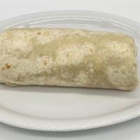 Regular Burrito (Dry) · Asada, carnitas, pastor or grilled chicken a flour tortilla filled with beans, rice, cheese,...