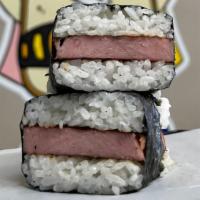 Spam Musubi · TKO spam, sticky rice, wrapped in nori