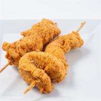 Chicken On A Stick · Chicken on a stick, your choice of dipping sauce.