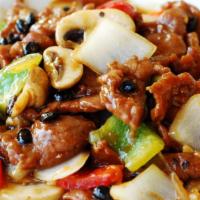 Beef With Black Bean Sauce · 