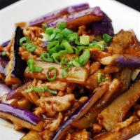 Eggplant Brown Sauce · With or without minced pork.