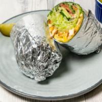 Chicken Breast Wrap · With cheese, ranch or Caesar dressing, Lettuce, and tomato.
