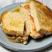 Tuna Melt · Toasted with cheese and tomato.