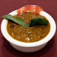 Dal Makhani · Creamy mixture of different lentils.