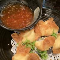 Cream Cheese Wonton (5 Pieces) · Served with sweet chili sauce.