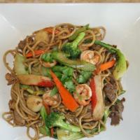 Vietnamese Stir-Fry · Vegetarian. Gluten free. Broccoli, bok choy, carrots, celery, cabbage, and bean sprouts stir...