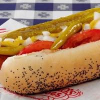 Char Grilled Polish Sausage Sandwich · Char grilled polish sausage, made like our Chicago Style Hot Dog everything includes mustard...