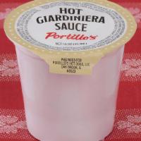 Giardiniera Sauce  · Our hot giardiniera relish mixed into a creamy, hot dipping sauce. Dip and dunk your chicken...