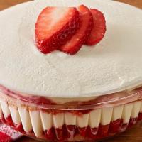 Strawberry Shortcake · Our Strawberry Shortcake is a light, fluffy angel food cake layered with fresh strawberries ...