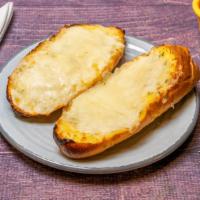  Garlic Bread With Cheese · Includes marinara. Buttery bread that is topped with garlic and cheese.