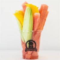 Fruit Sticks · Choose one, two or three fruits for your cup of fruit.