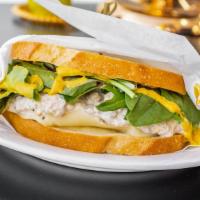 Tuna Melt On Sourdough · This is the best sourdough you'll ever taste. Comes with melted American cheese, pickles, an...