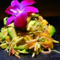 Nami Avocado Salad · Fresh avocado, mango, crab meat and seasame seed